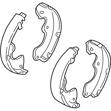 Mercury Brake Shoe - LU2Z-2V200-K