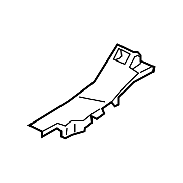 Ford DT1Z-1713228-CG Rear Sill Plate, Gray, Passenger Side