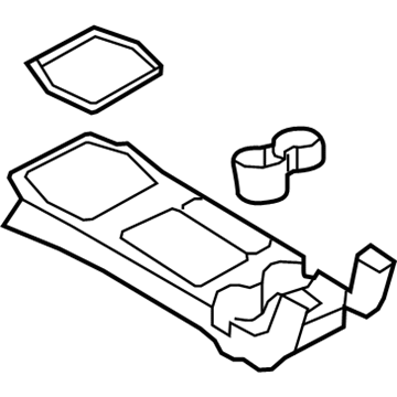 Mercury Center Console Base - BL8Z-78045A76-YA