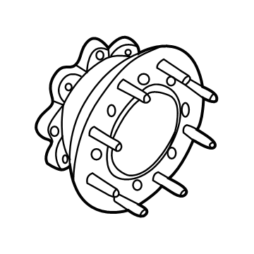 Ford HC3Z-1A014-B Spacer, Front