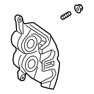 Ford HC3Z-2B121-C Caliper, Front Driver Side