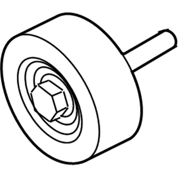 Mercury 4S7Z-8678-A Serpentine Idler Pulley