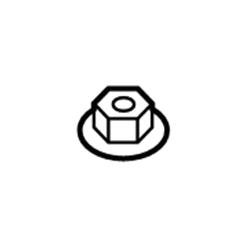 Ford -W712334-S440 Bracket Nut, Upper