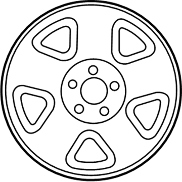 Ford 5C3Z-1007-DA Wheel, Alloy