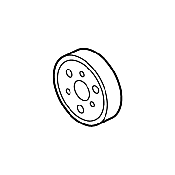 Ford HJ5Z-8509-A Pulley