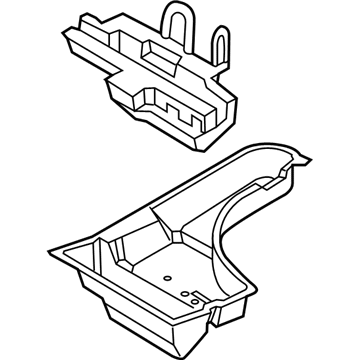 Ford FA1Z-58310B16-A Compartment, Passenger Side