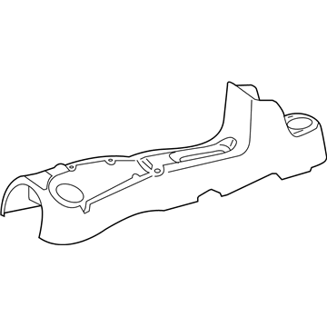 2006 Ford Focus Center Console Base - 5S4Z-54045A36-FAA