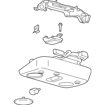 Ford JR3Z-63519A70-DB Overhead Console