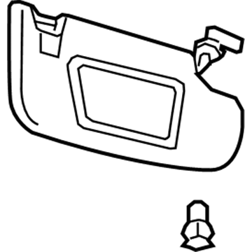 Lincoln Sun Visor - FS7Z-5404104-FB