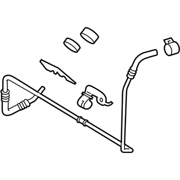 Ford Automatic Transmission Oil Cooler Line - FL3Z-7B028-N