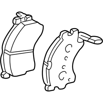 Mercury Brake Pads - 1U2Z-2V001-BB