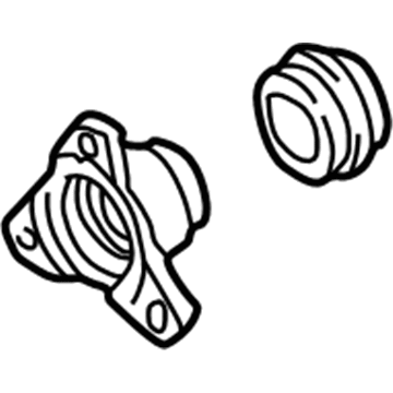 Ford XW4Z-4851-AA Companion Flange, Rear