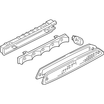 Ford 8L2Z-13A613-A High Mount Lamp, Rear
