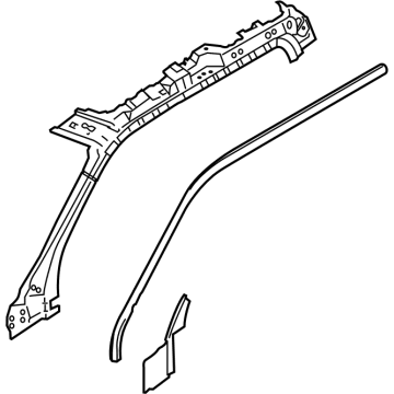 Ford HC3Z-2851186-A Windshield Pillar Reinforcement