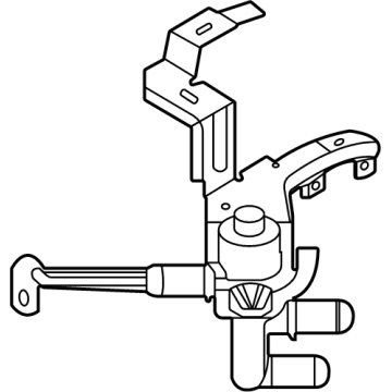 Ford Heater Control Valve - LX6Z-8C605-A
