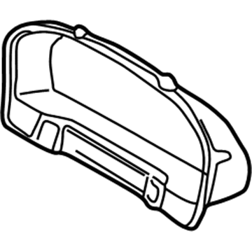 Ford YL8Z-78044D70-CAA Cluster Bezel