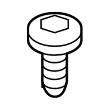 Lincoln -N621906-S441 Front Molding Nut