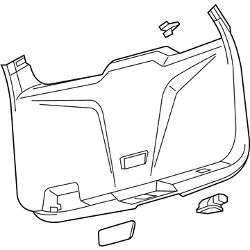 Ford FB5Z-7842906-AA Lower Trim Panel, Rear