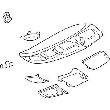 Ford 7L2Z-78519A70-AA Overhead Console