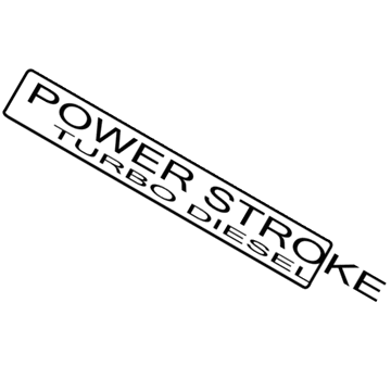Ford CK4Z-2542528-B Nameplate, Rear Driver Side