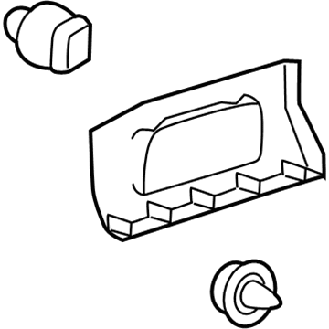 Ford CK4Z-99425B28-AB Lower Molding, Rear Driver Side