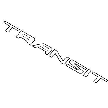 Ford FK4Z-9942528-D Nameplate, Rear Driver Side