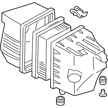 2002 Ford Escape Air Filter Box - YL8Z-9600-ARM