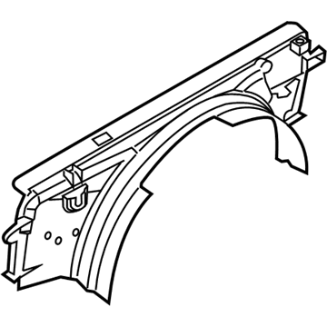 Ford BC3Z-8146-L Fan Shroud, Upper