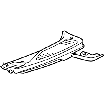 Ford 8L1Z-78022A68-AA Cowl Grille, Passenger Side