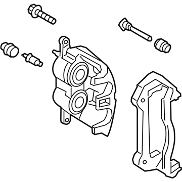 Ford Brake Caliper - JL3Z-2B121-B