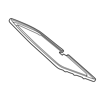 Ford 5S4Z-6152124-AAA Sunroof Glass Retainer