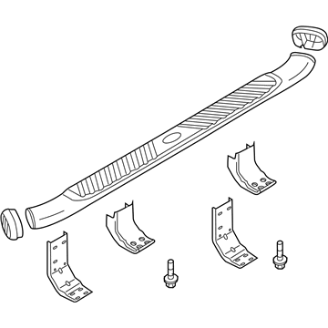 Ford 6C3Z-16450-CA Step Bar Assembly