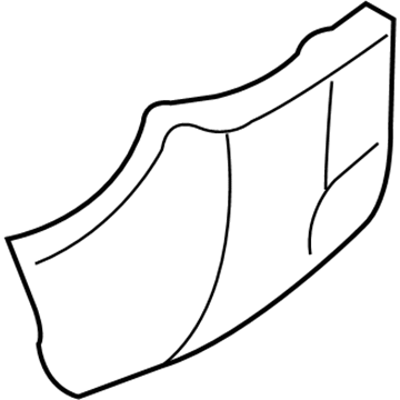 Ford AE9Z-16A038-AA Lower Molding, Passenger Side