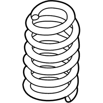 2017 Ford Special Service Police Sedan Coil Springs - DG1Z-5560-F
