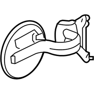 Mercury Fuel Door - 3W7Z-54405A26-AA