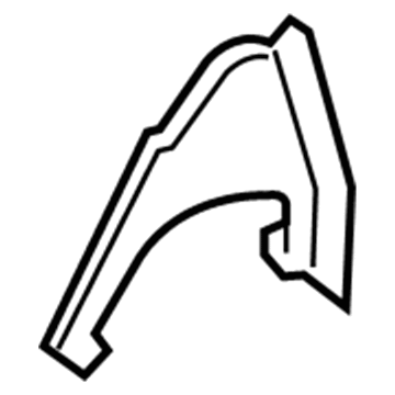 Ford 5F9Z-7461348-AAC Shield, Rear Inner Passenger Side