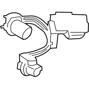 Ford D2BZ-13K371-C Socket & Wire, Rear