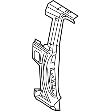 Ford 8S4Z-6328364-A Lock Pillar Reinforcement, Passenger Side