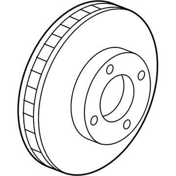 Ford 5U2Z-1V125-AB Rotor, Front