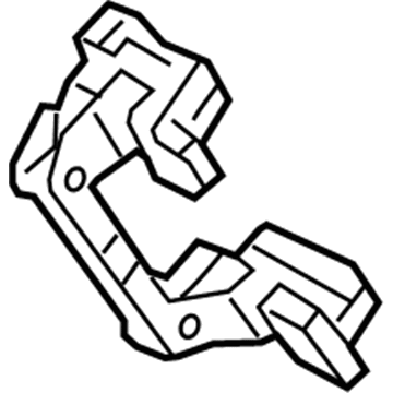 Ford BV6Z-2B511-B Caliper Support, Red