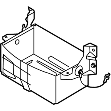 Ford 4C2Z-10769-AA Battery Box, Front