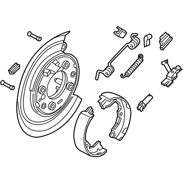 Ford BC3Z-2209-A Brake Assembly, Rear Passenger Side