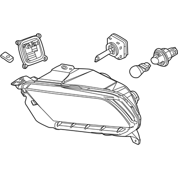 2012 Ford Mustang Headlight - AR3Z-13008-F