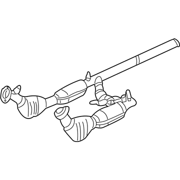 Ford E-150 Econoline Catalytic Converter - YC2Z-5E212-AC