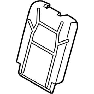 Ford 6L2Z-7866800-CA Seat Back Pad, Rear