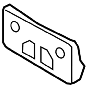 Ford 7R3Z-17A385-CA License Bracket, Front
