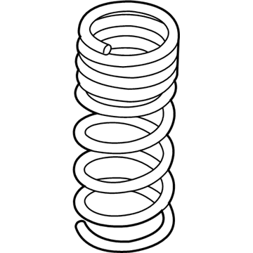 Ford EJ7Z-5560-F Coil Spring, Rear