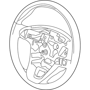 Lincoln Steering Wheel - FP5Z-3600-NB