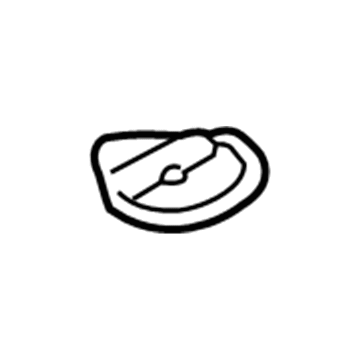 Ford 9T1Z-15550A74-B Carpet Hook, Rear