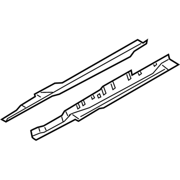 Ford LX6Z-7810254-A Rail Reinforcement, Front Passenger Side